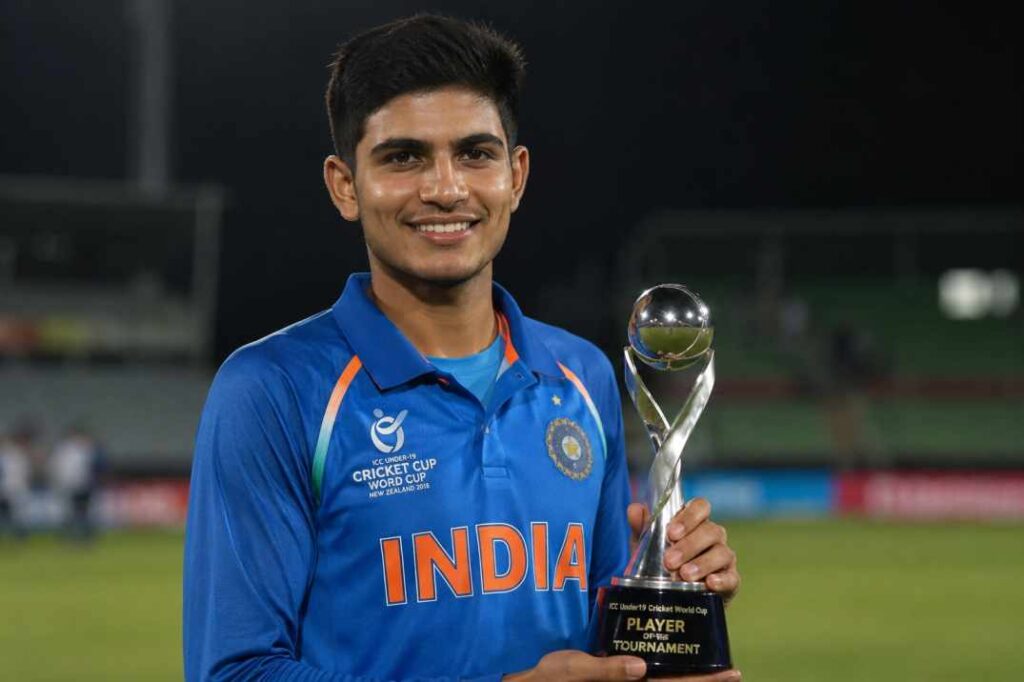 Shubman Gill Player of Tournament ICC U19 World Cup 2018