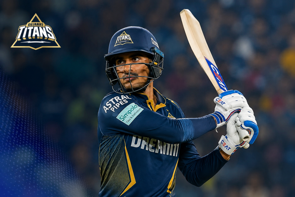Shubman Gill batting in IPL for Gujarat Titans