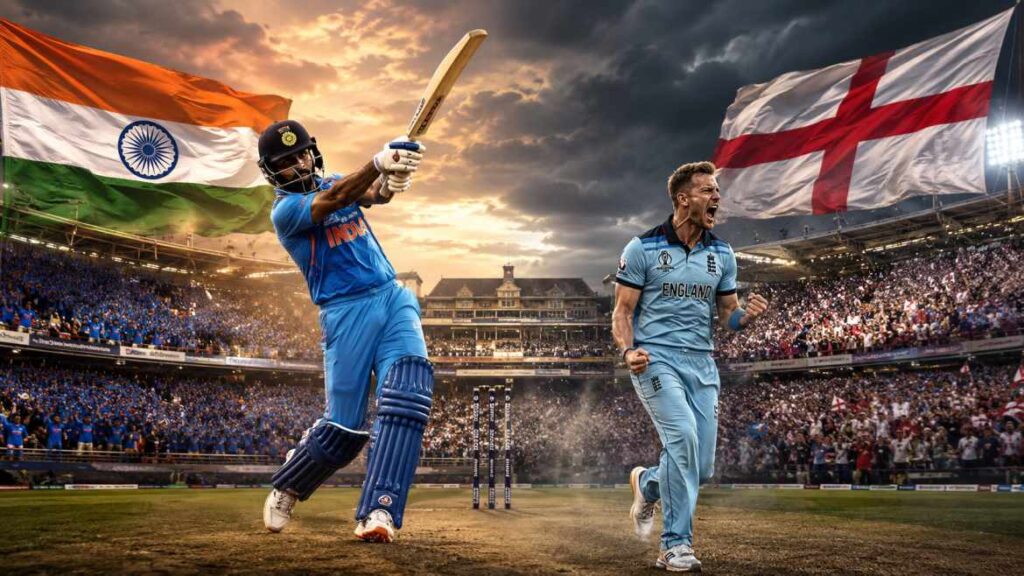 England Cricket Team vs India National Cricket Team records and stats