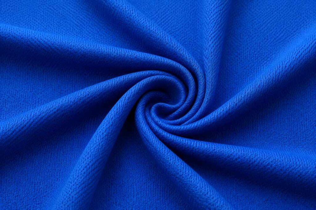 100% polyester dri-fit fabric swatch used in custom sublimation cricket jersey design India