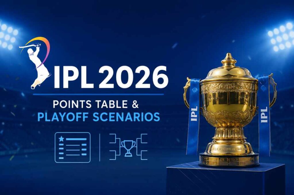 IPL 2026 Points Table and Playoff Scenarios