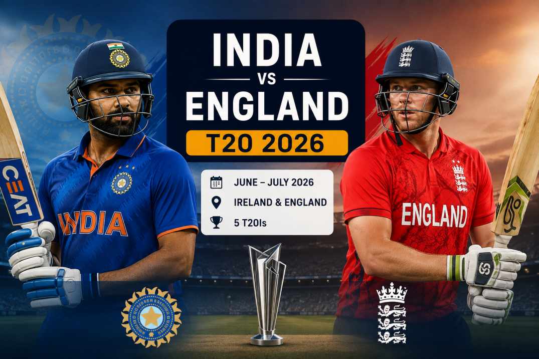 India England T20 2026 full schedule and squad
