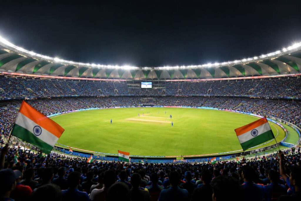 Ekana Cricket Stadium Lucknow packed with fans during India vs Afghanistan ODI match 2026

