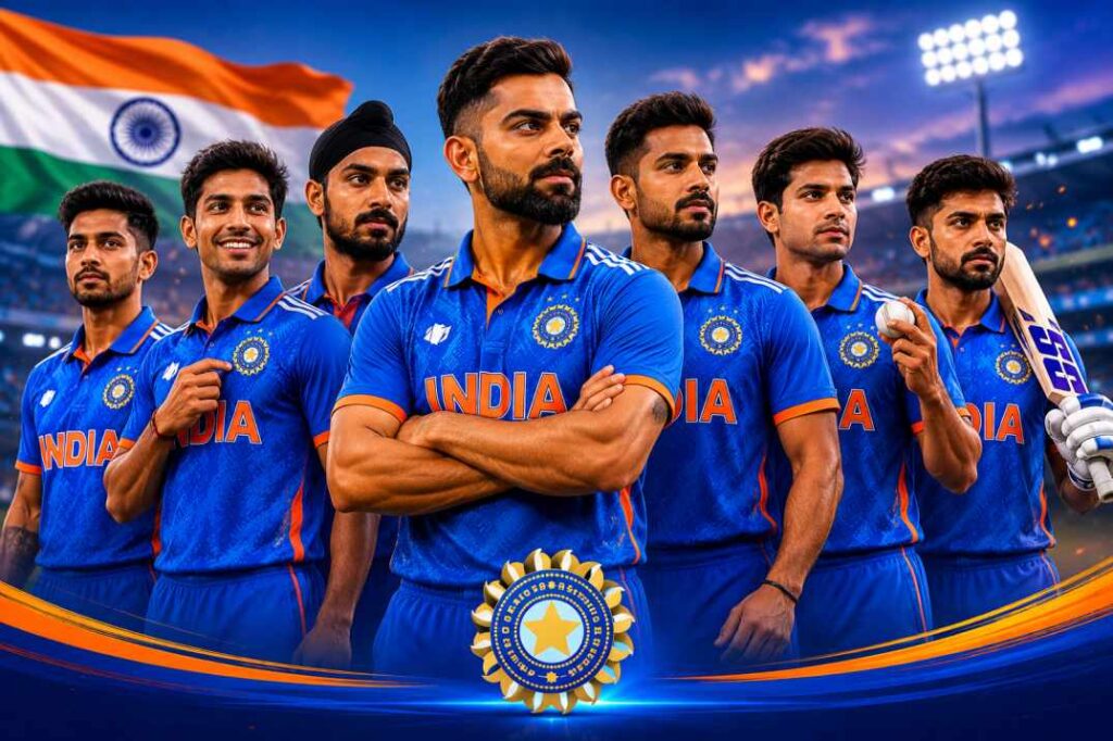Team India squad for England and Ireland T20 tour 2026