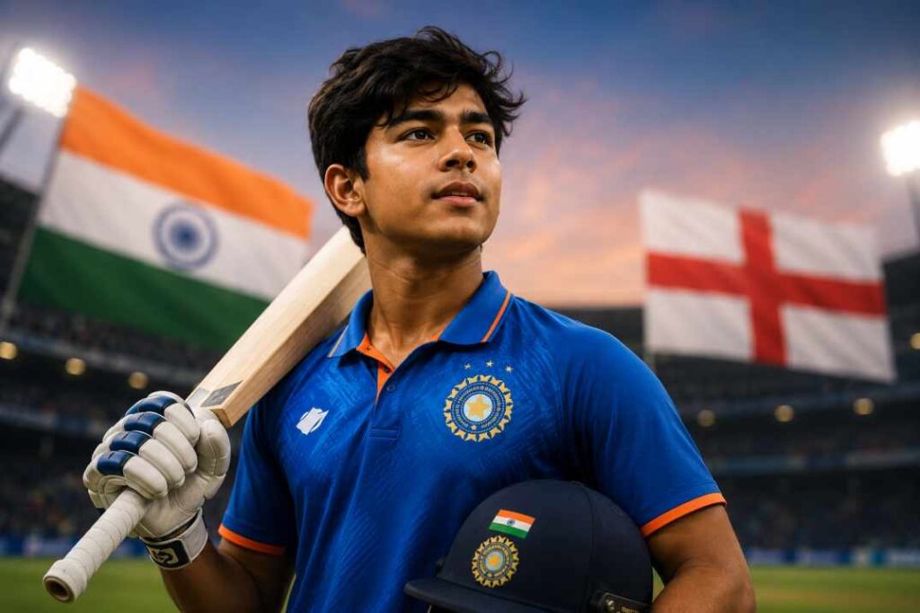 Vaibhav Sooryavanshi India England T20 2026 debut