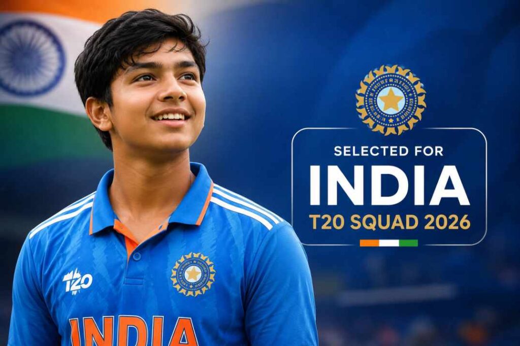 Vaibhav Sooryavanshi India T20 squad 2026 official selection
