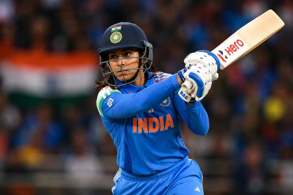 Women's T20 World Cup 2026 Smriti Mandhana batting for India