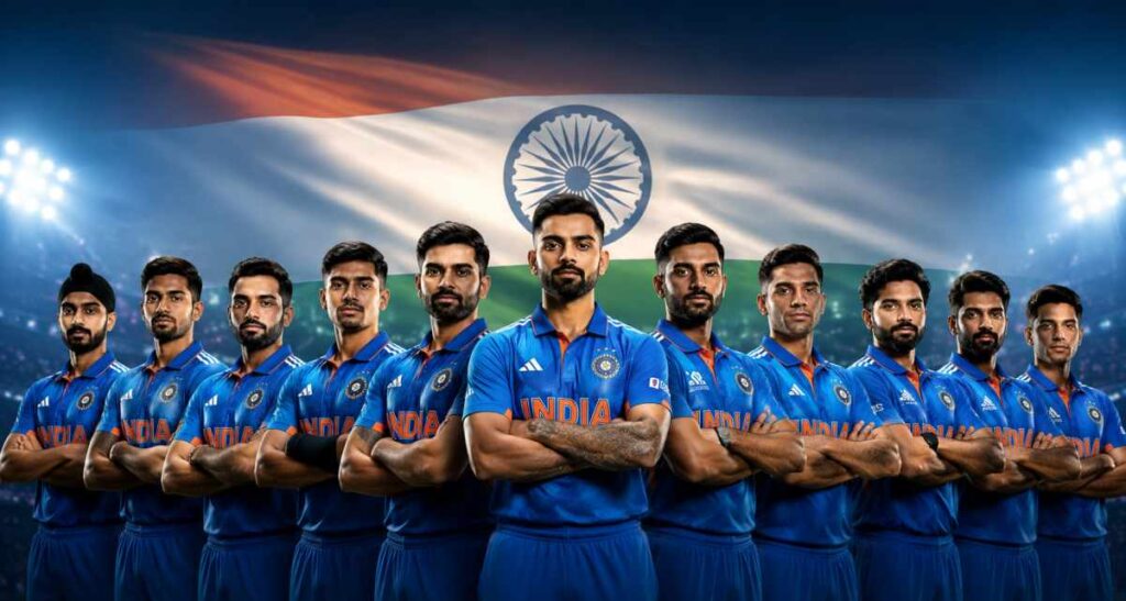 india vs england 9 july 2026 cricket match india squad players