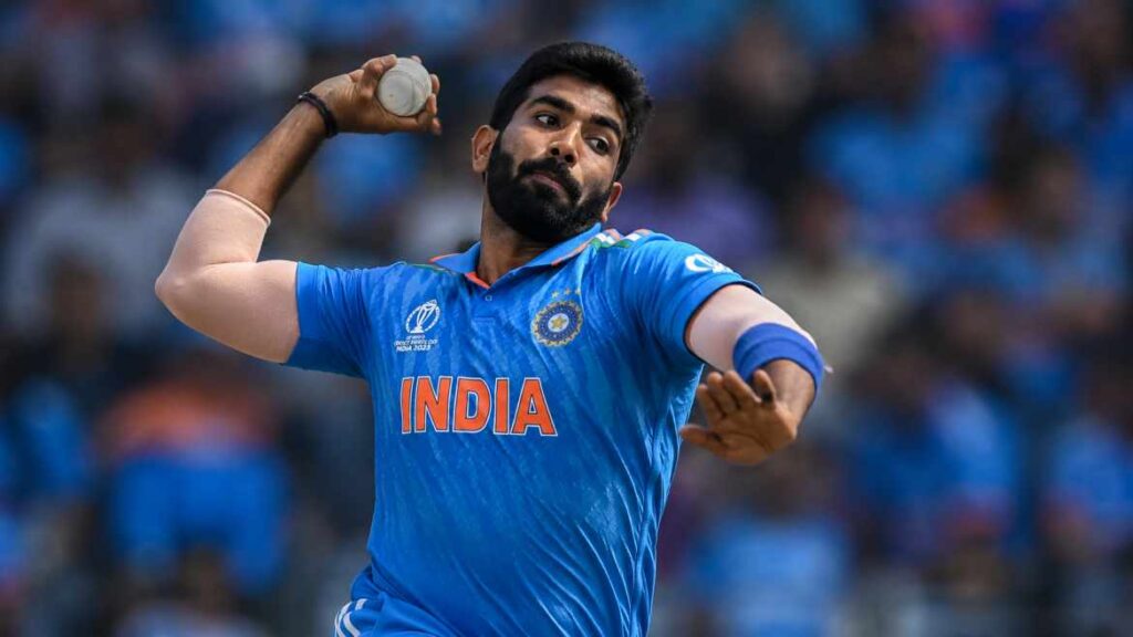 Jasprit Bumrah bowling for India in ODI series