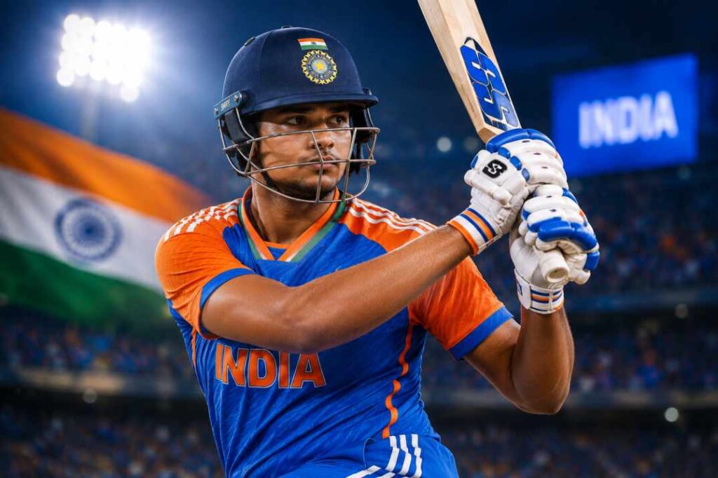 Vaibhav Sooryavanshi batting for India T20I squad 2026