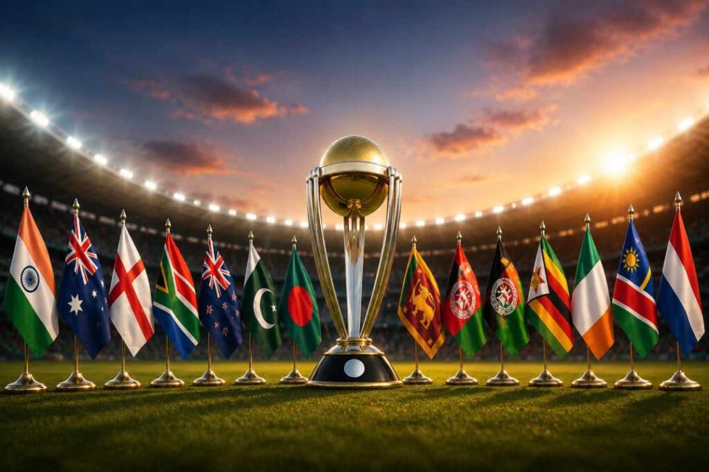 ICC World Cup 2027 14 team format Super Series
