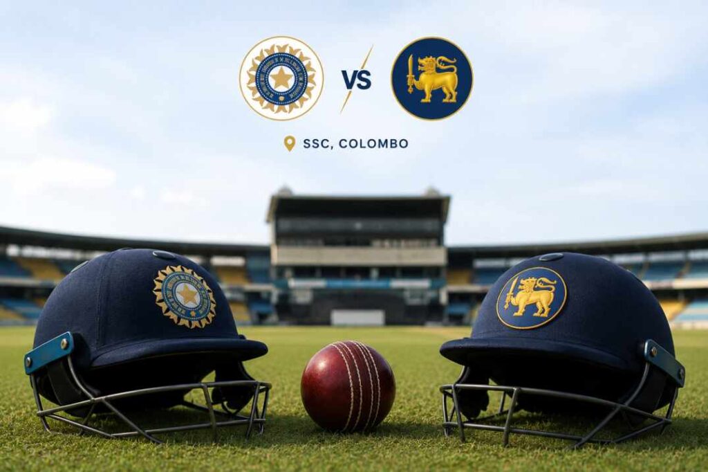 India vs Sri Lanka match 23 to 27 Aug 2026 SSC Colombo