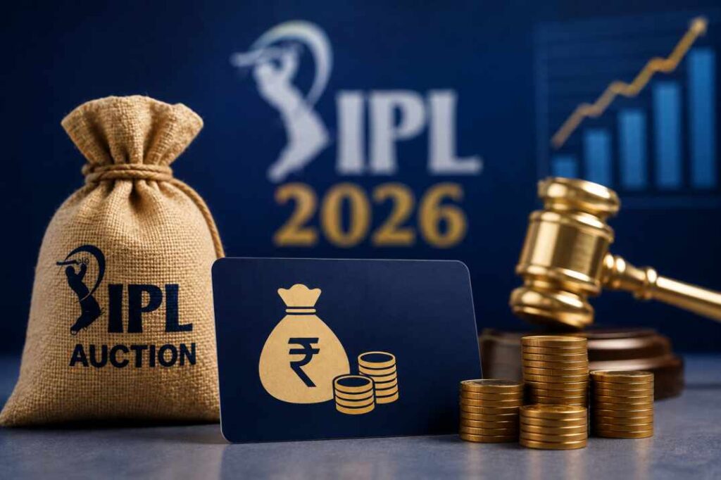 IPL 2026 auction purse and salary cap breakdown